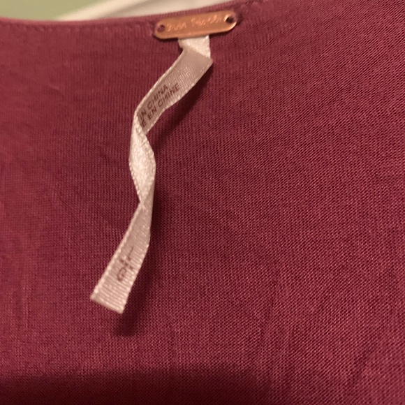 NWT Free People Mulberry Draped Dress ☮️ - Picture 5 of 8